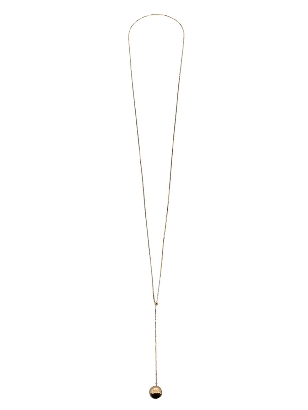 Bottega Veneta Gold Sphere Necklace